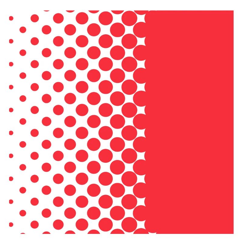 Halftone Gradient Rotes Panel
