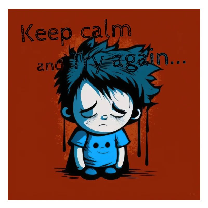Geek - Keep calm and try again 01