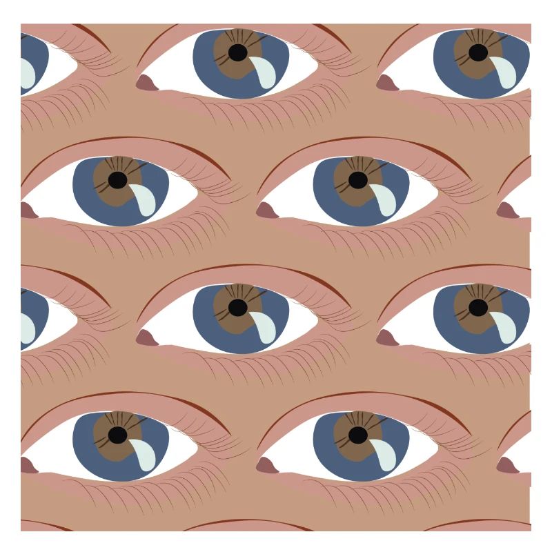 Eyes lined up