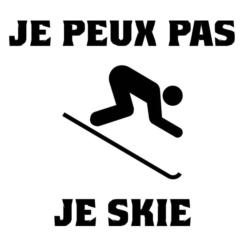 ICH KANN NICHT. SKI. SKI. SCHLÄGER. SCHNEE. SNOWBOARDEN
