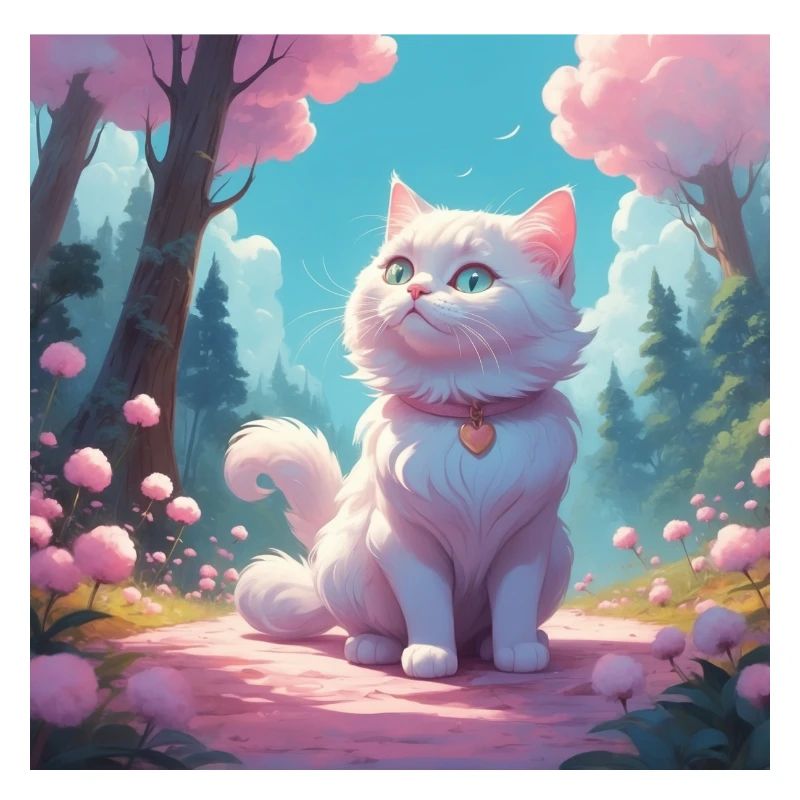 Chaton dans la forêt
