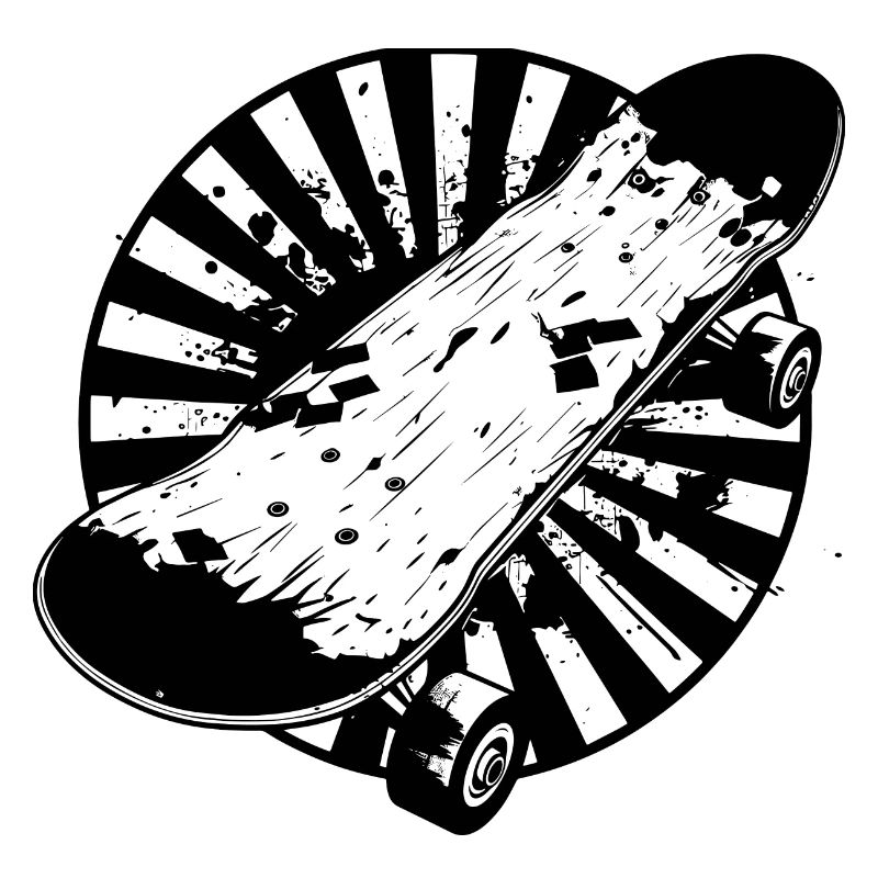 Skateboard Drawing