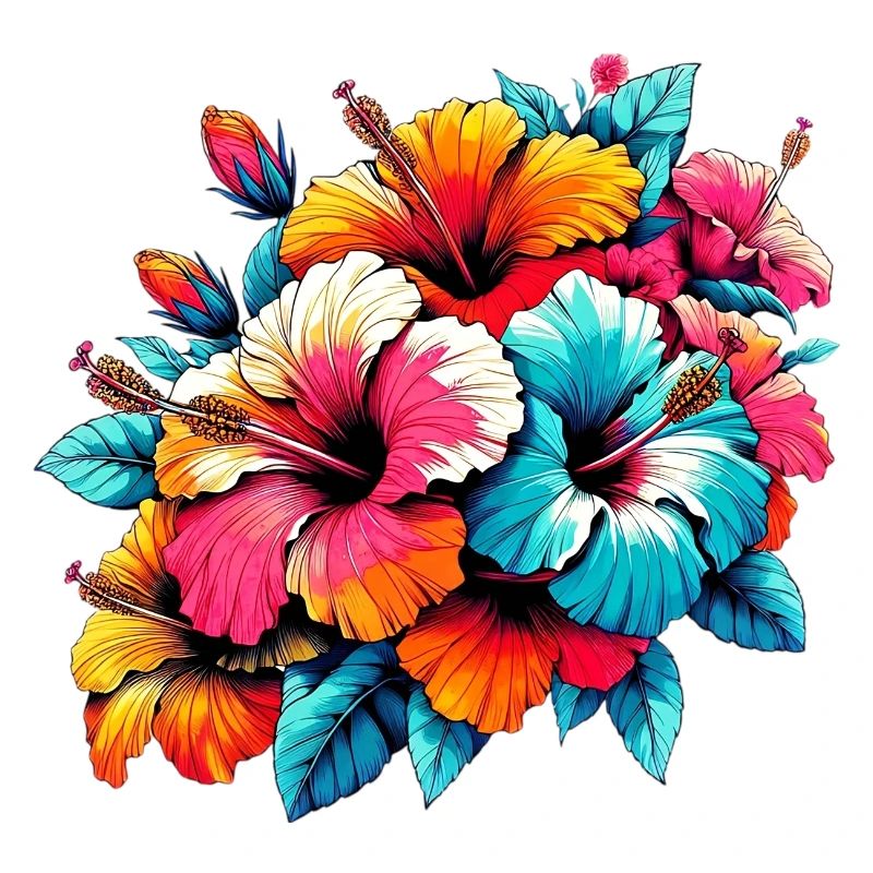 Fleurs d’hibiscus