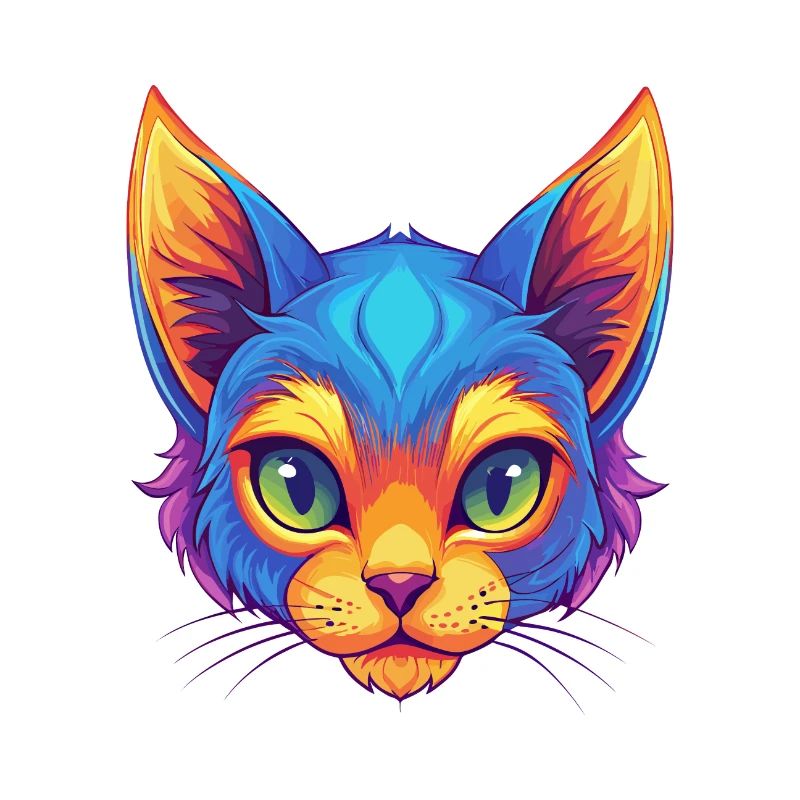 Chat Pixie Bob Race de chat Dessin animé Kawaii Animal de compagnie