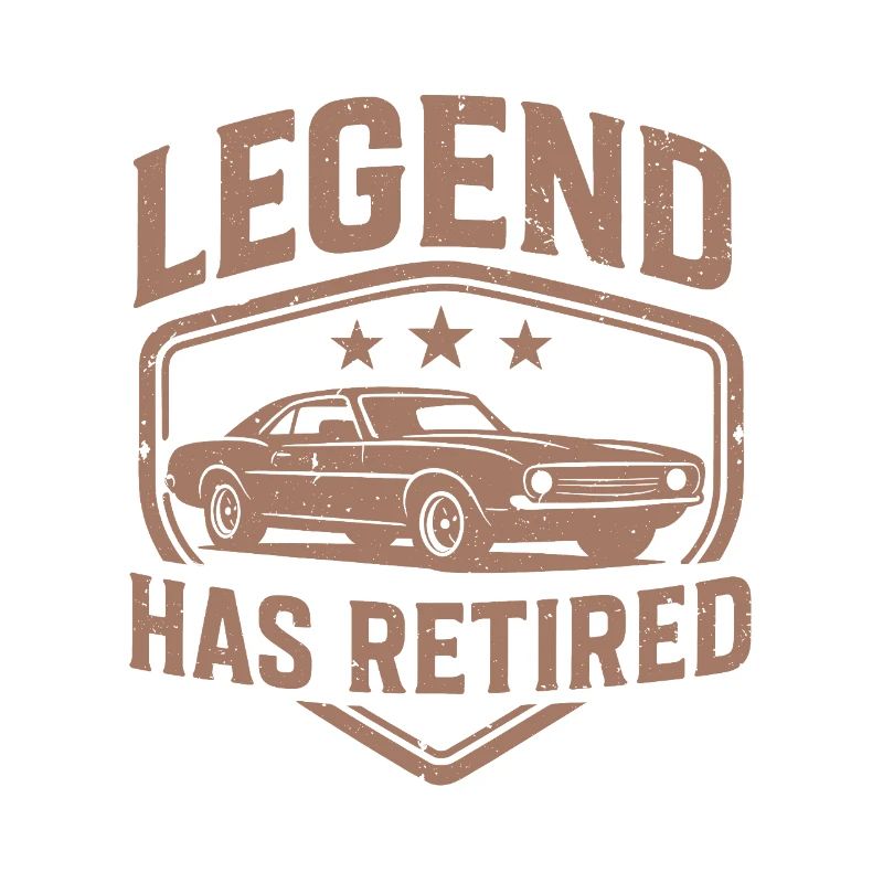 Legend Has Retired Retro Car