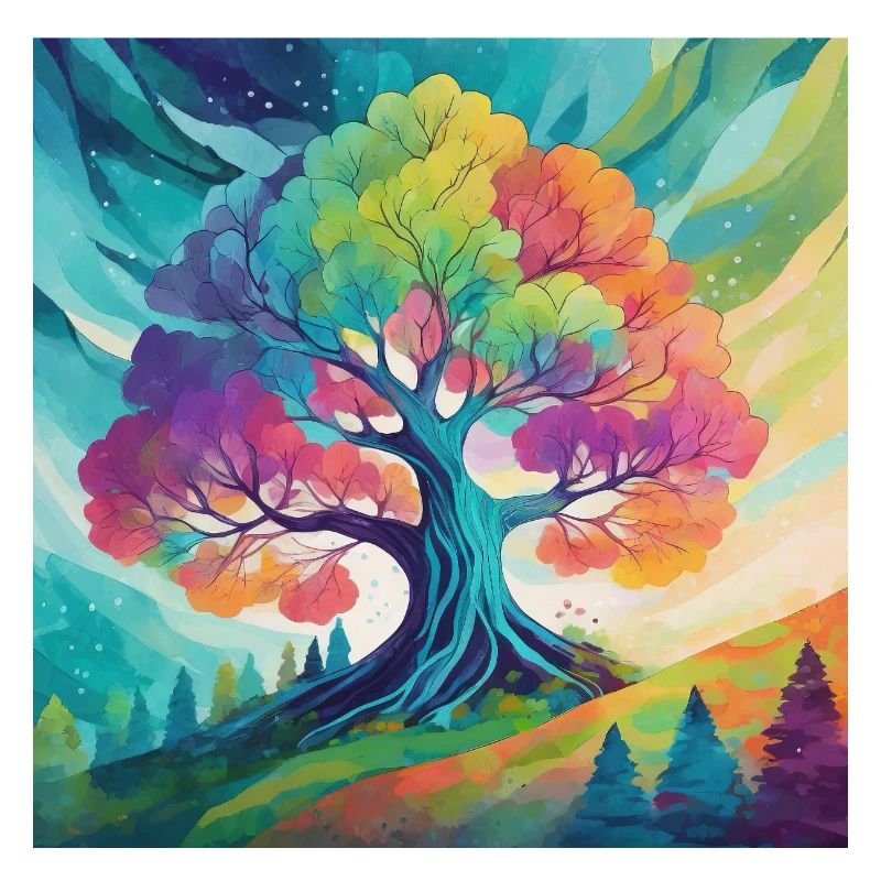Rainbow Tree of Creativity