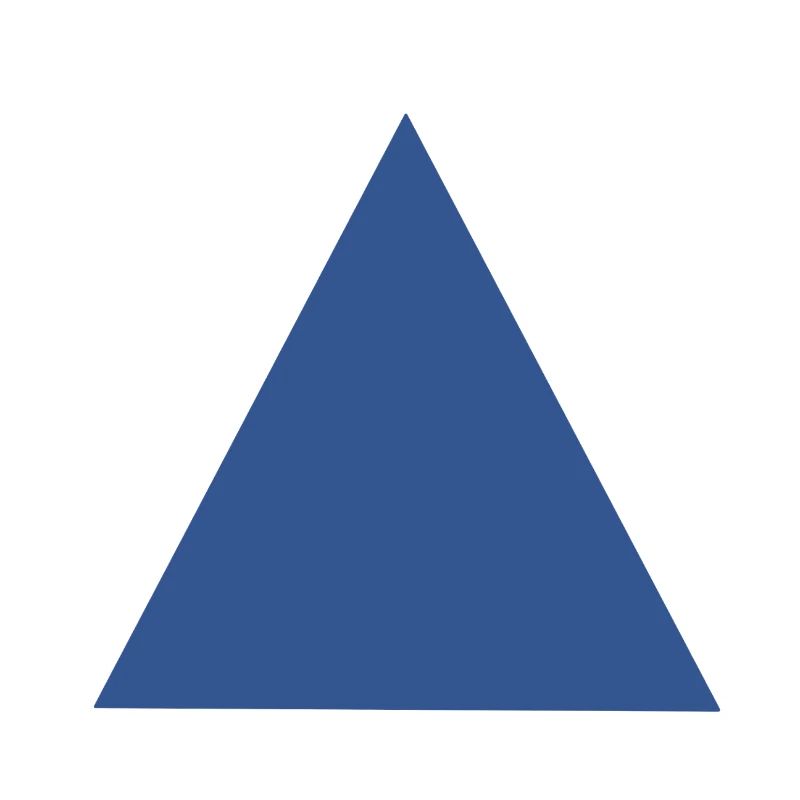Abstract Blue Triangle Pattern