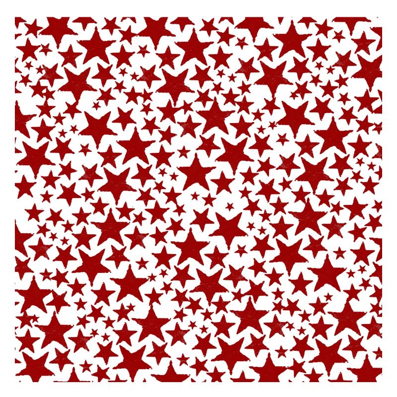 Red star pattern on dark background