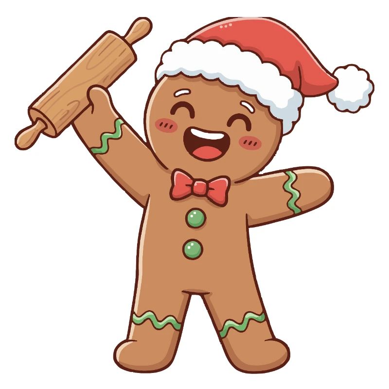 Christmas Baking Art Baker