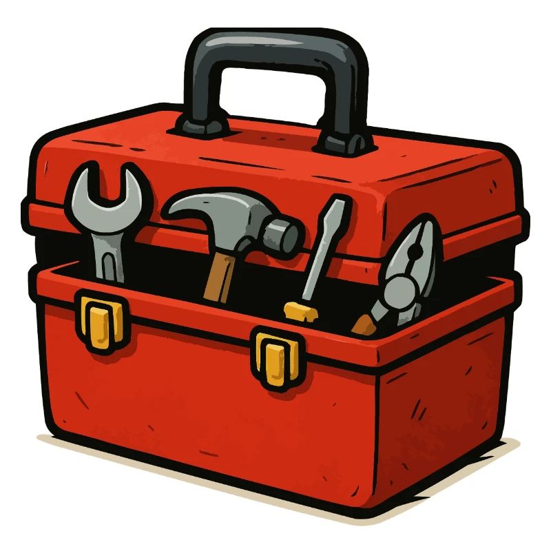 Compact Toolbox Illustration