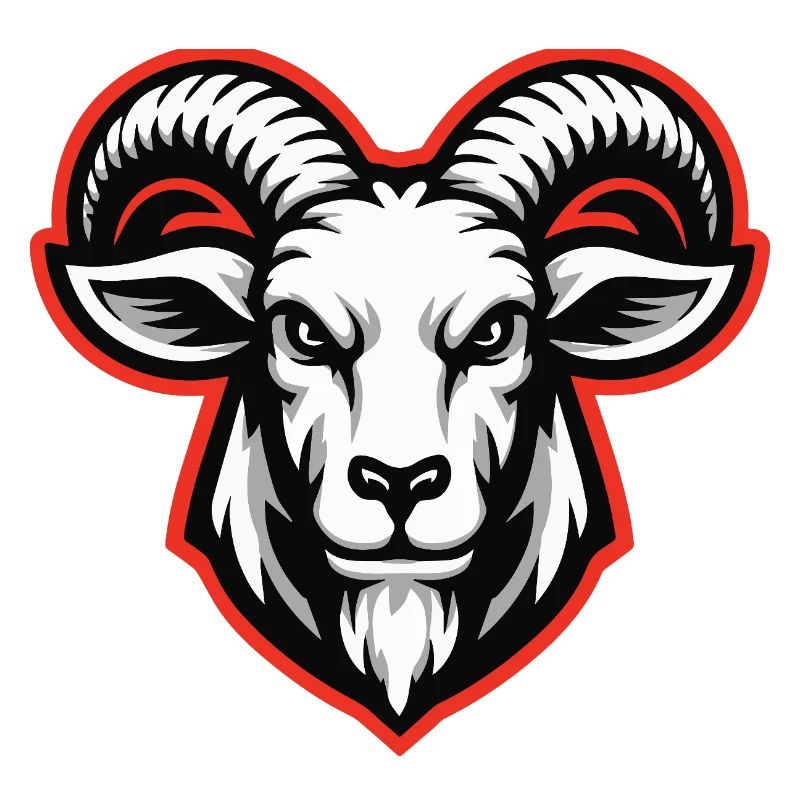 Bold Goat Head Emblem