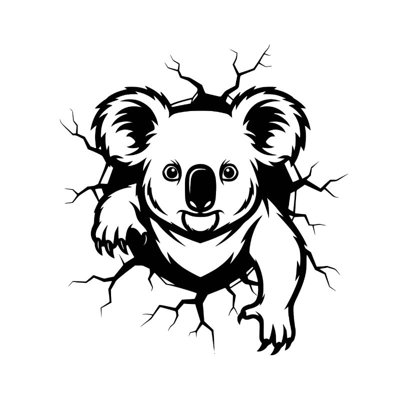 Koala Wall Breakthrough – Cool Animal Wall Break