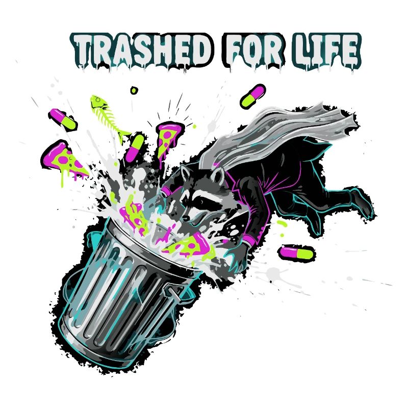 Trashed for Life Raccoon