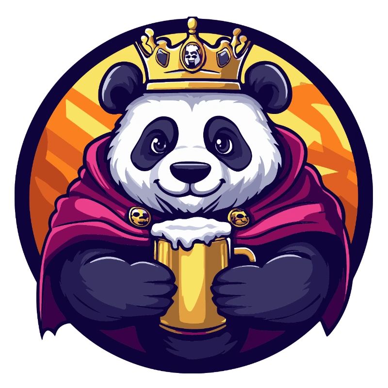 Panda Beer Funny