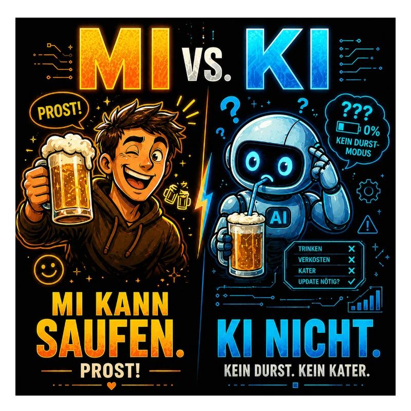 MI vs KI – Prost statt Prompt