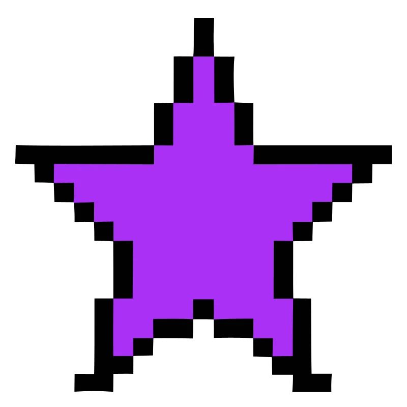 Pixel Star 8-Bit Power Up