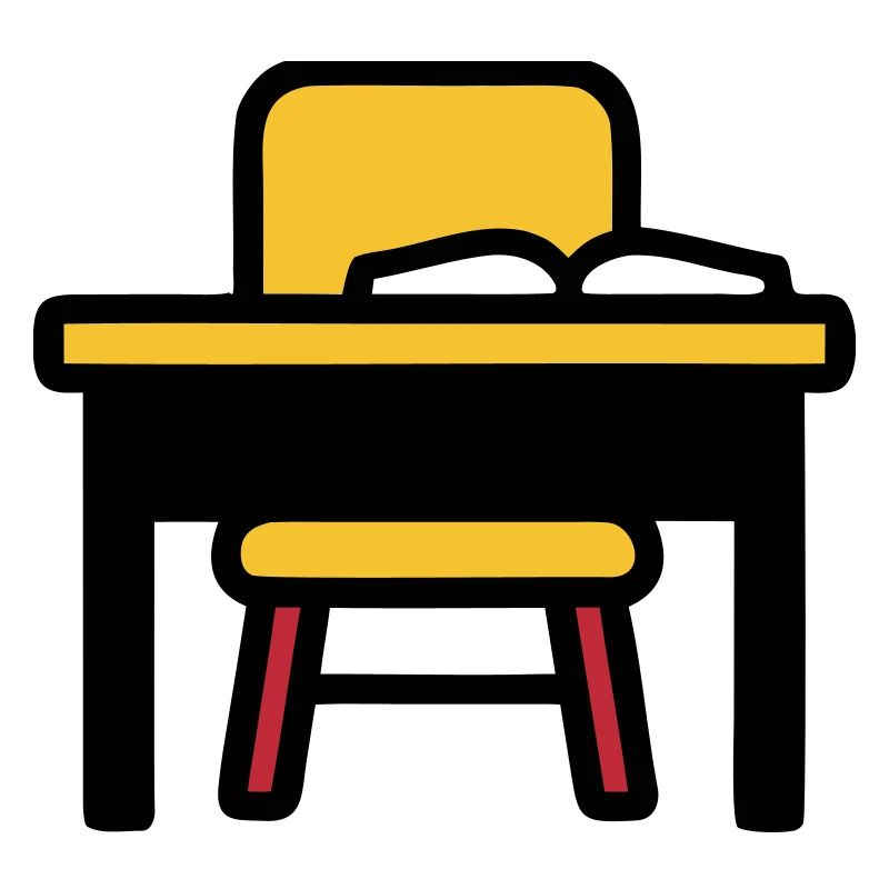 School Desk Table Learning Exams