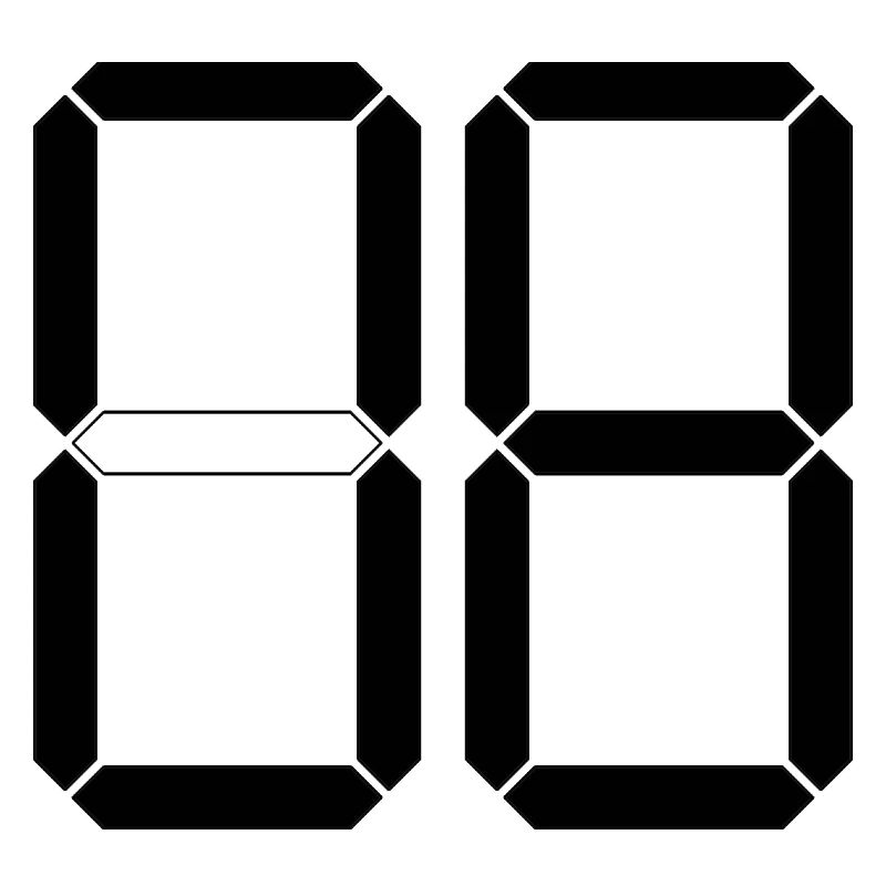 NUMBER 08 Zero Eight Birthday Gift Digital