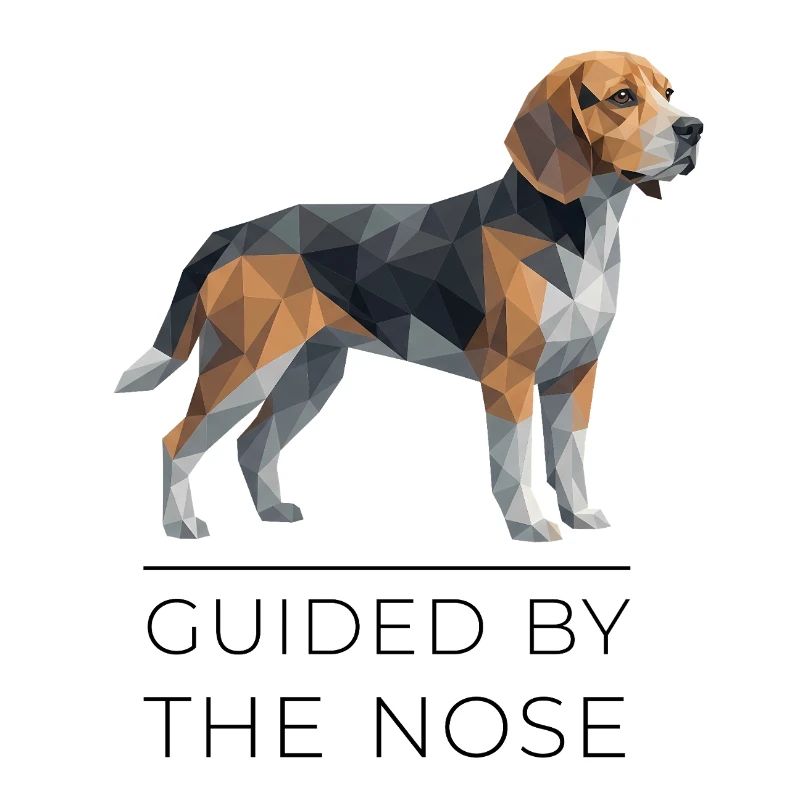 Art Beagle Low-Poly - Guidé par le nez