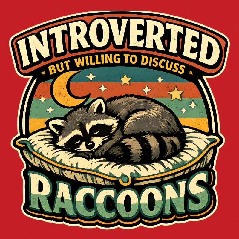 Raton laveur introverti discutable