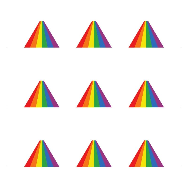 Rainbow Pyramid Pattern
