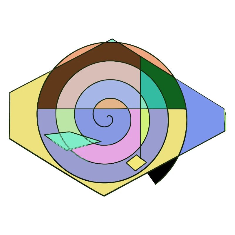 Spirale Farbspaß Geometrie