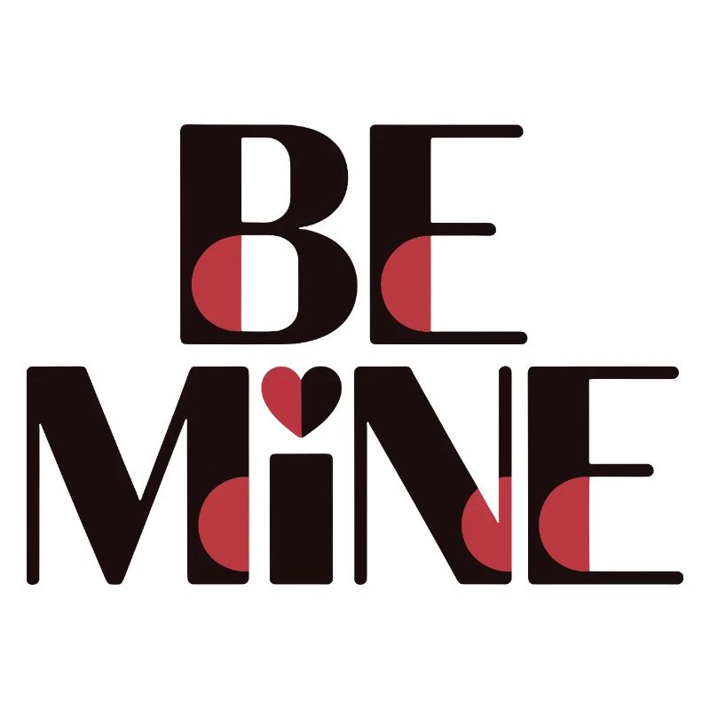 Be Mine Rote Akzente
