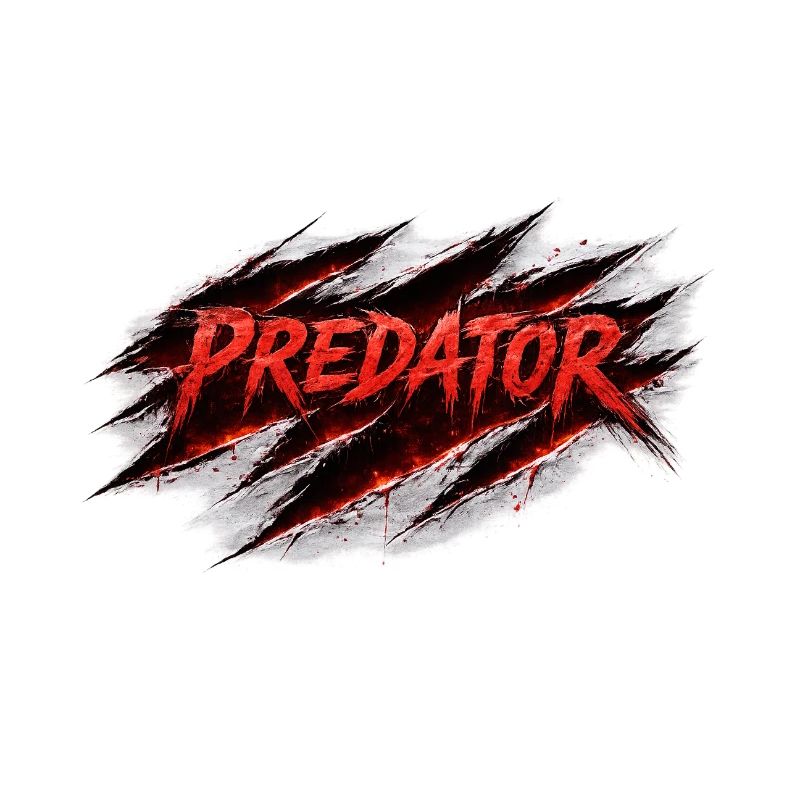 Predator Scratch Retro Style