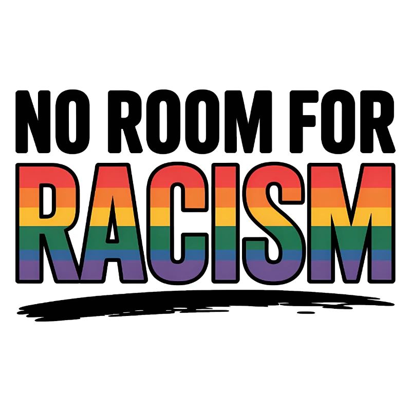 Pas de place pour le racisme - Logo de la Cool Pride
