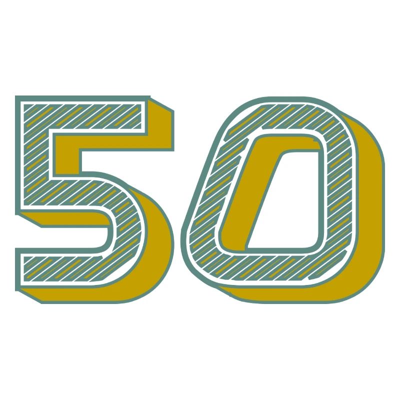 Number 50 Modern Chart
