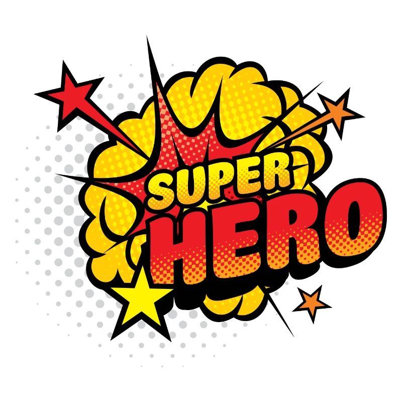 Superhelden Comic Explosion