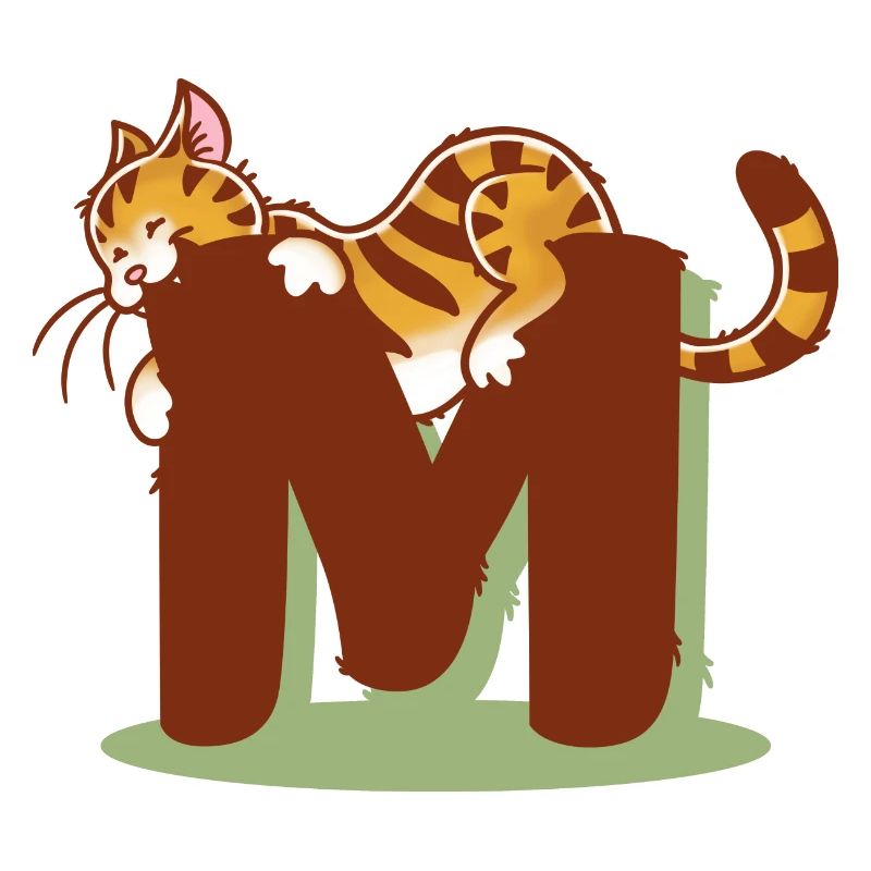 Cat Letter M