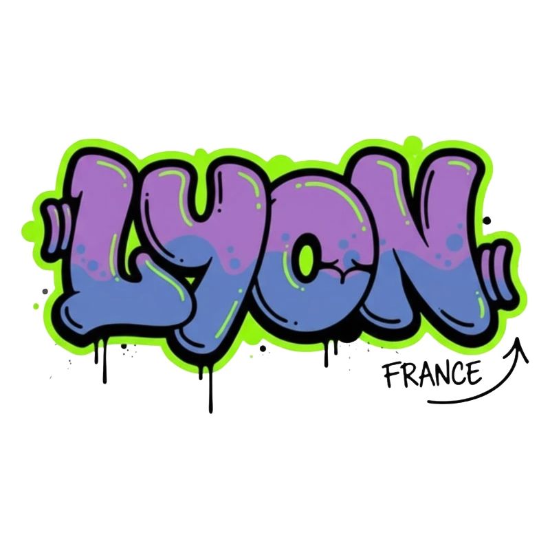 Graffiti lettering Lyon