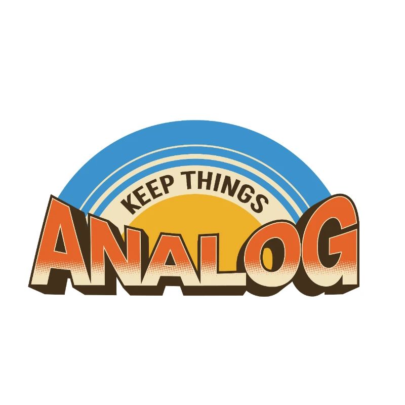 Keep Things Analog – Retro Tech-Statement