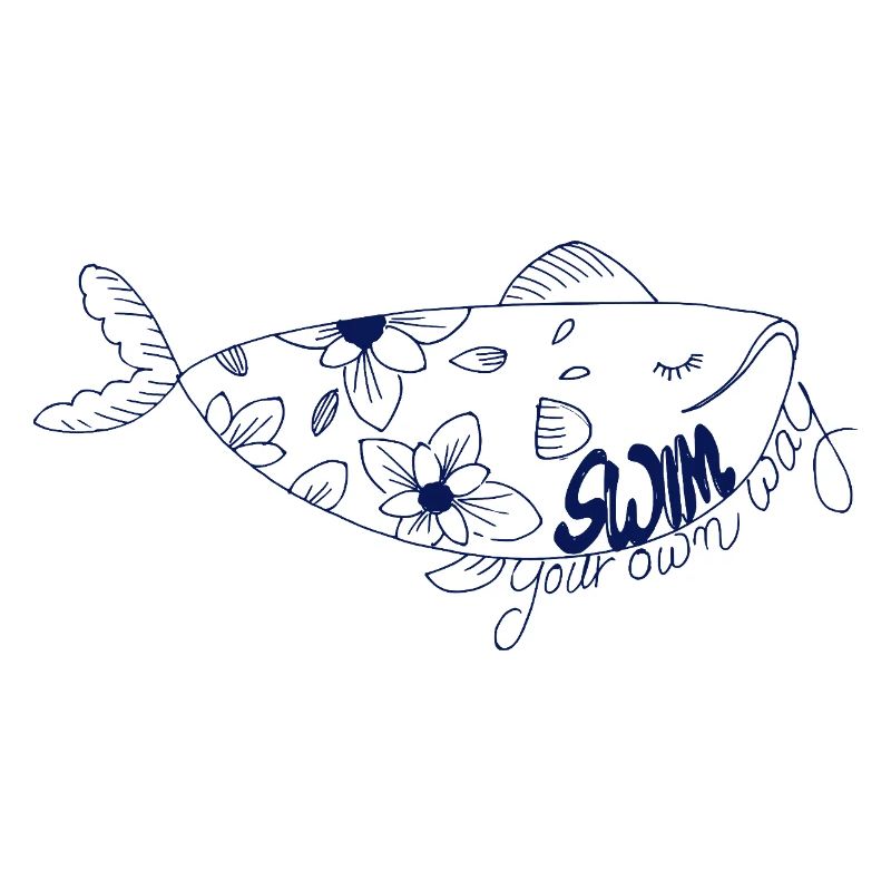 Schwimm deinen eigenen Weg
