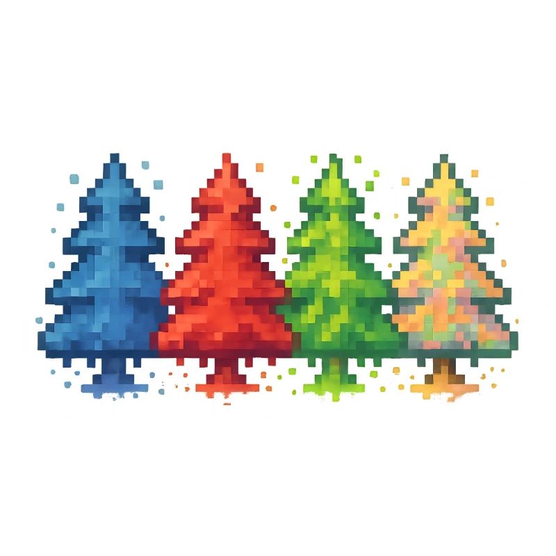 Pixel Forest Christmas Tree gaming