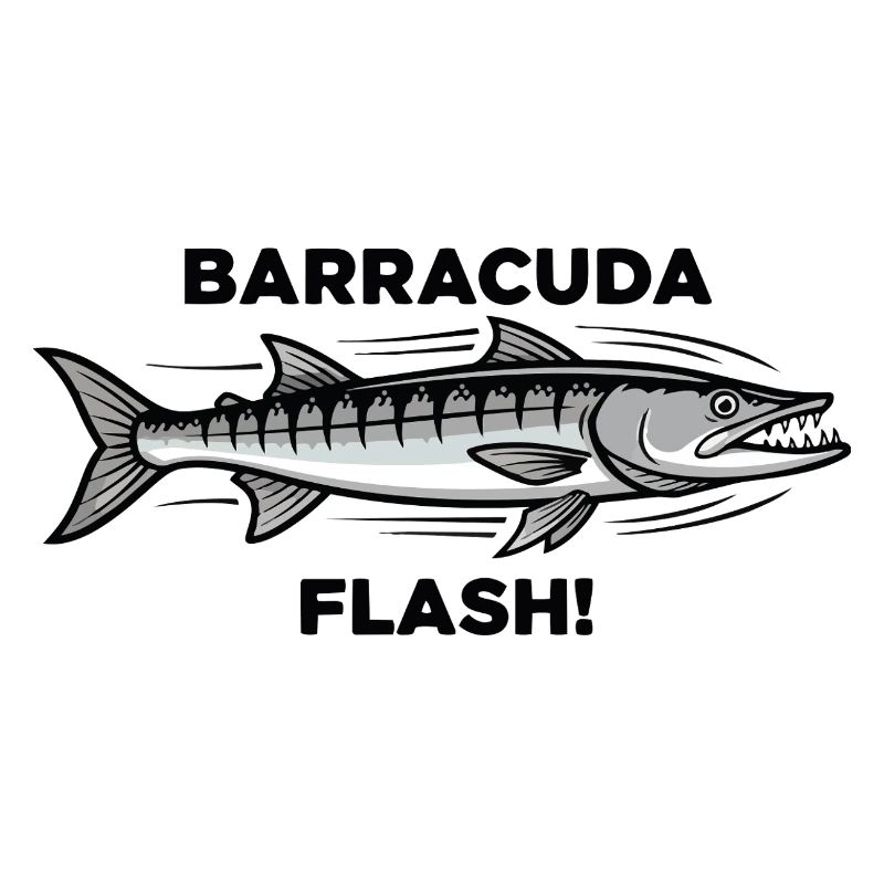 Barracuda Flash Prédateur Mer Barracuda