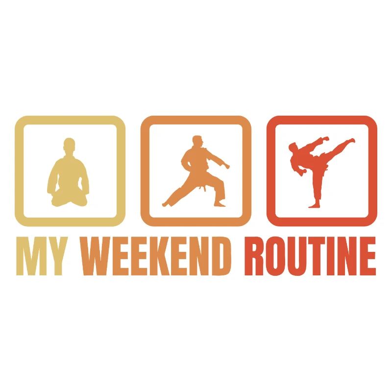 Routine du week-end de karateka