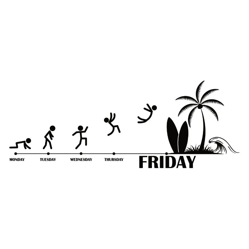 Endlich Freitag Strand Evolution