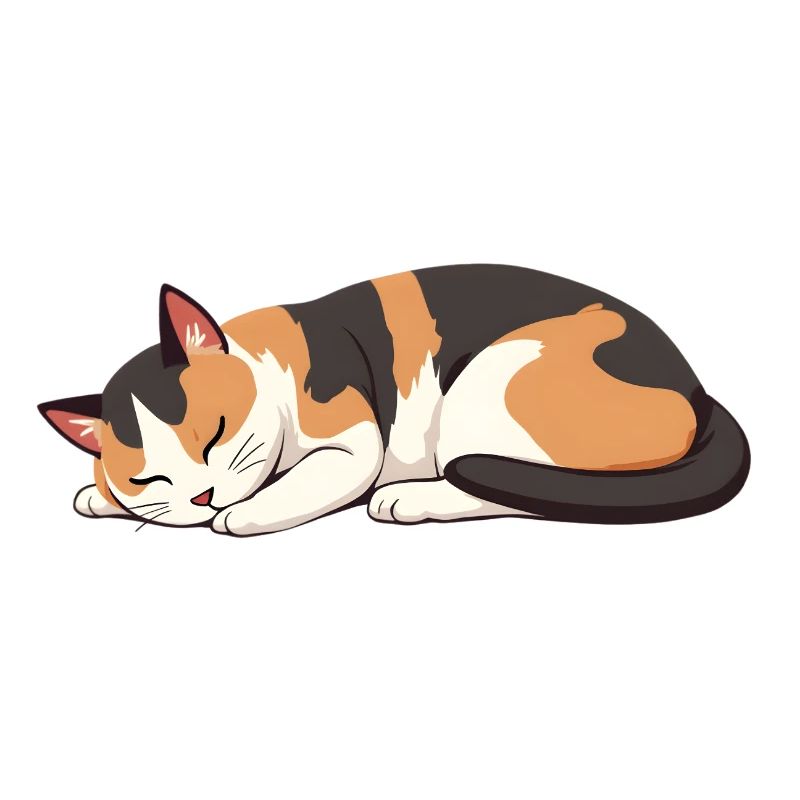 sleeping cat