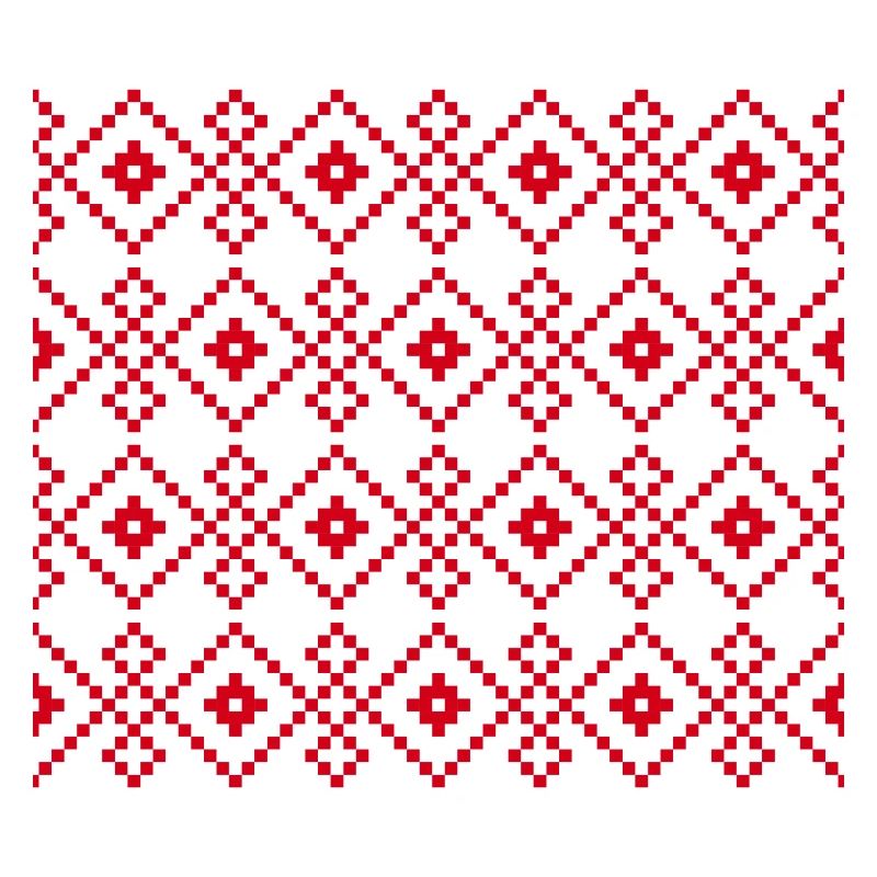 Pull uni de Noël (rouge)