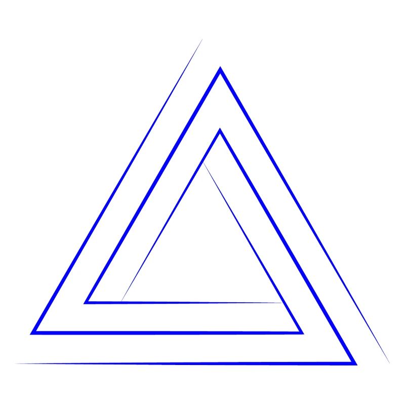 Geometric triangular nesting
