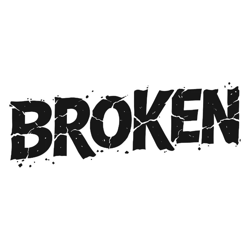 Broken Typo Graffiti