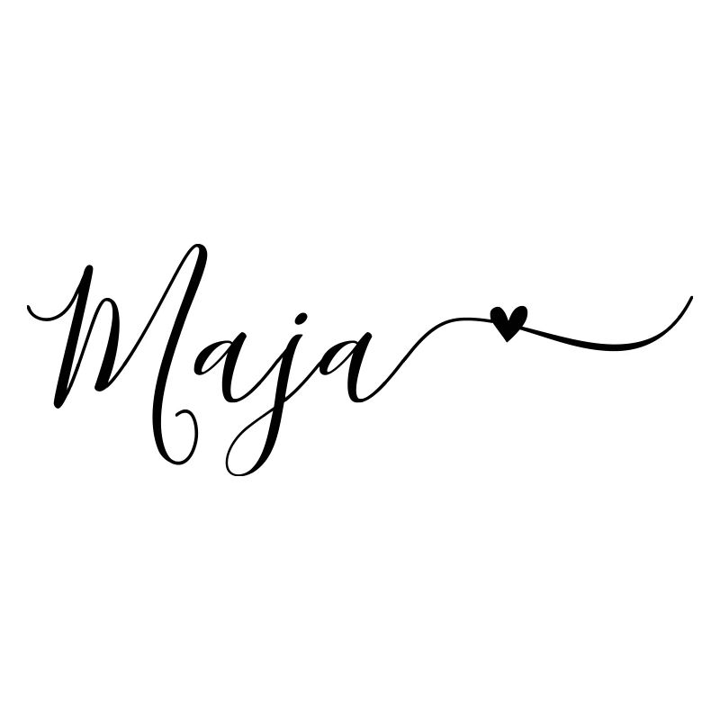 Maja Name First Name Decorative
