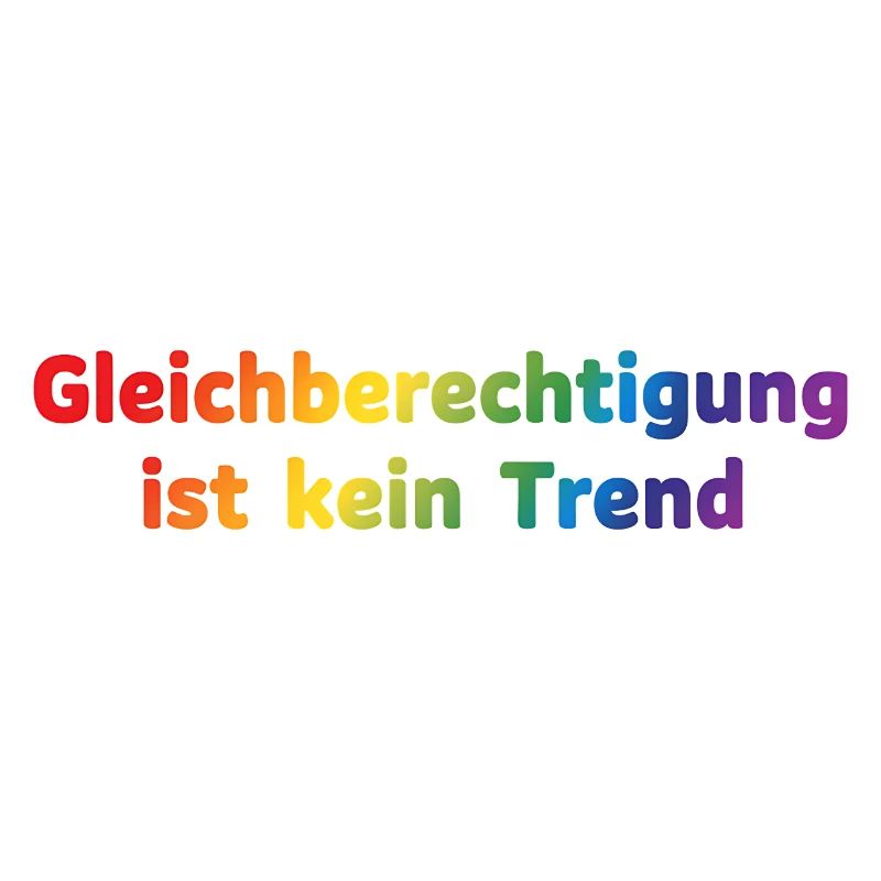 Equality is not a trend rainbow