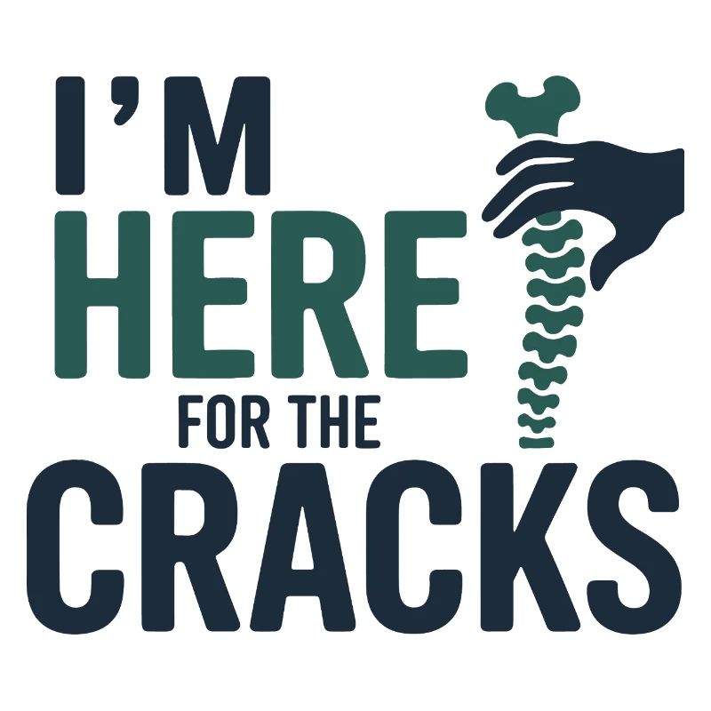 Chiropractor Im Here For The Cracks Professional 