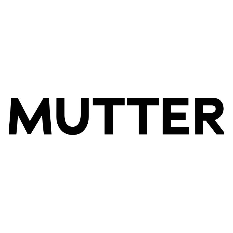 Mutter Typografie Design VATER-MUTTER-KIND Geburt