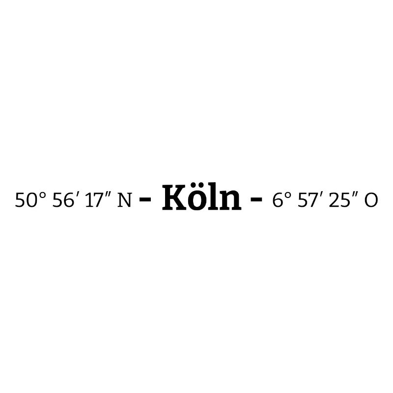 Coordinates Cologne