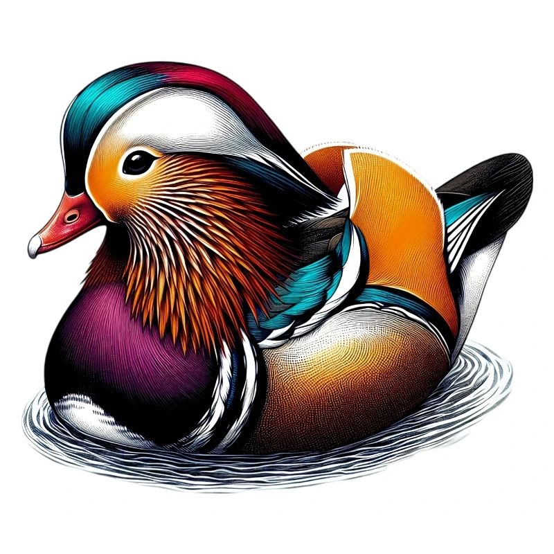 Mandarin duck
