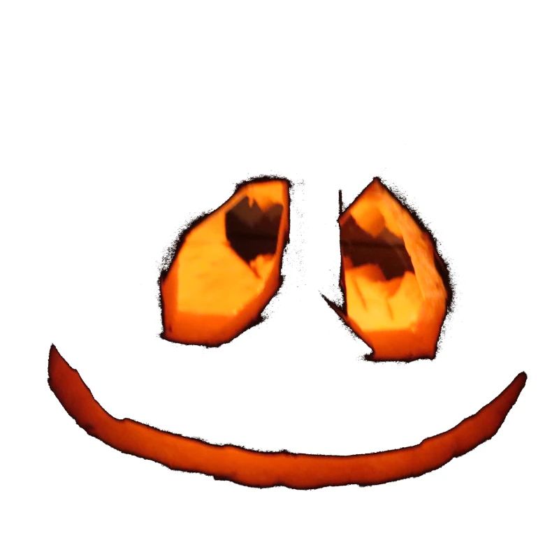 Visage de citrouille Halloween